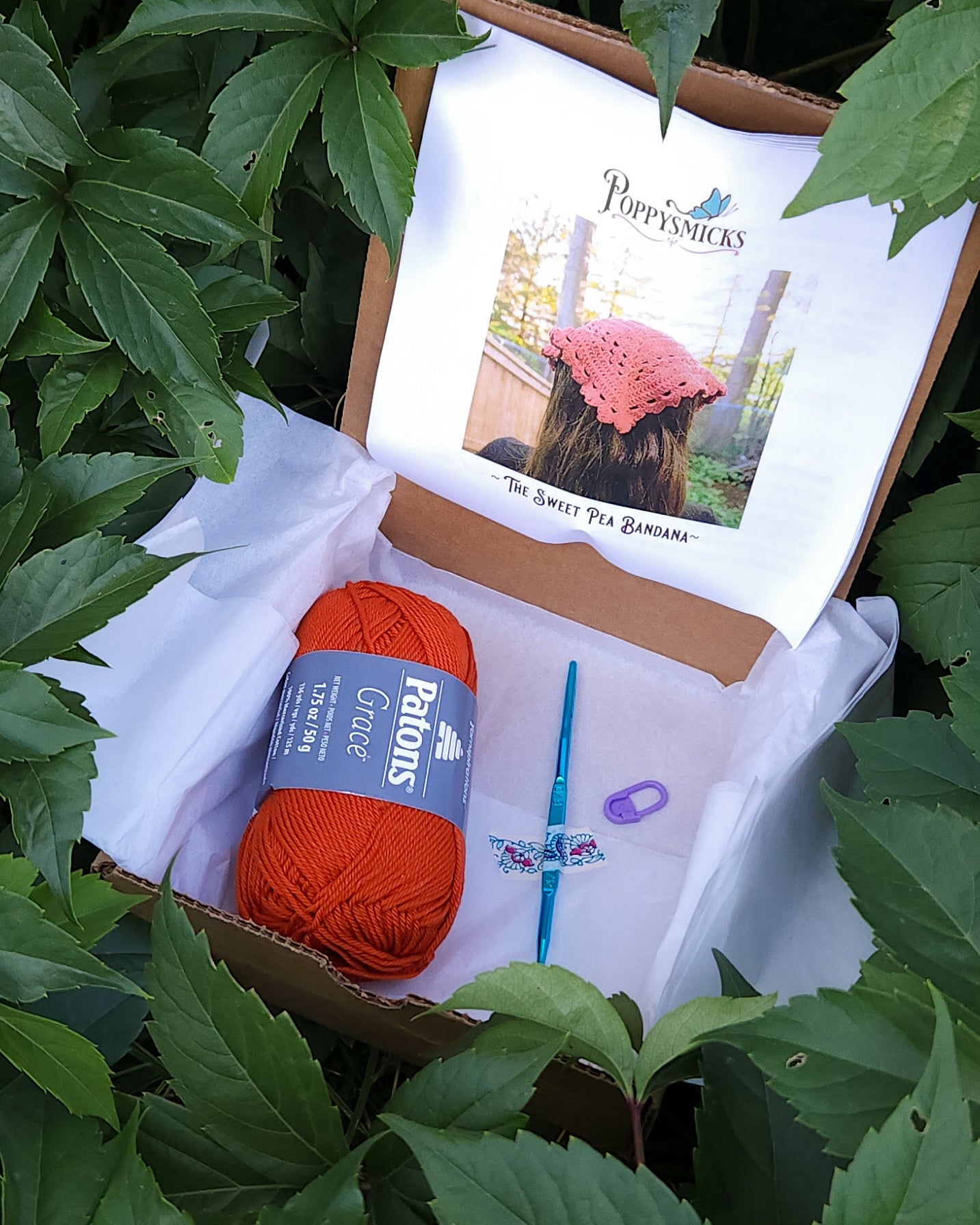 Sweet Pea Bandana ~ Crochet Kit