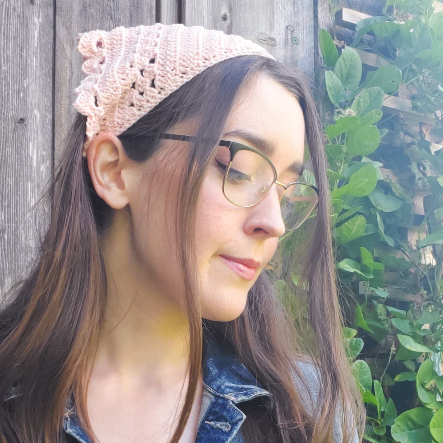 Sweet Pea Bandana ~ PDF Crochet Pattern