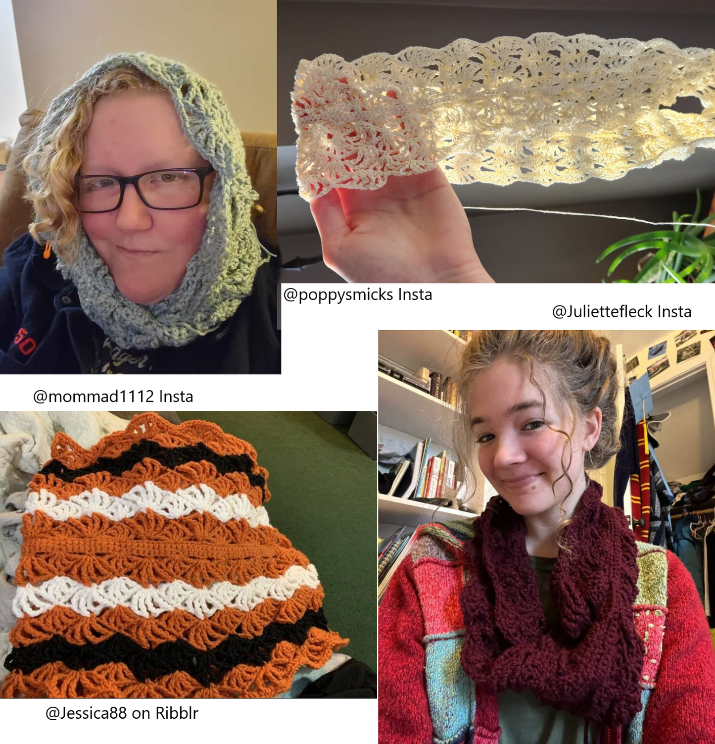 Riverbed Shawl ~ Crochet PDF Pattern