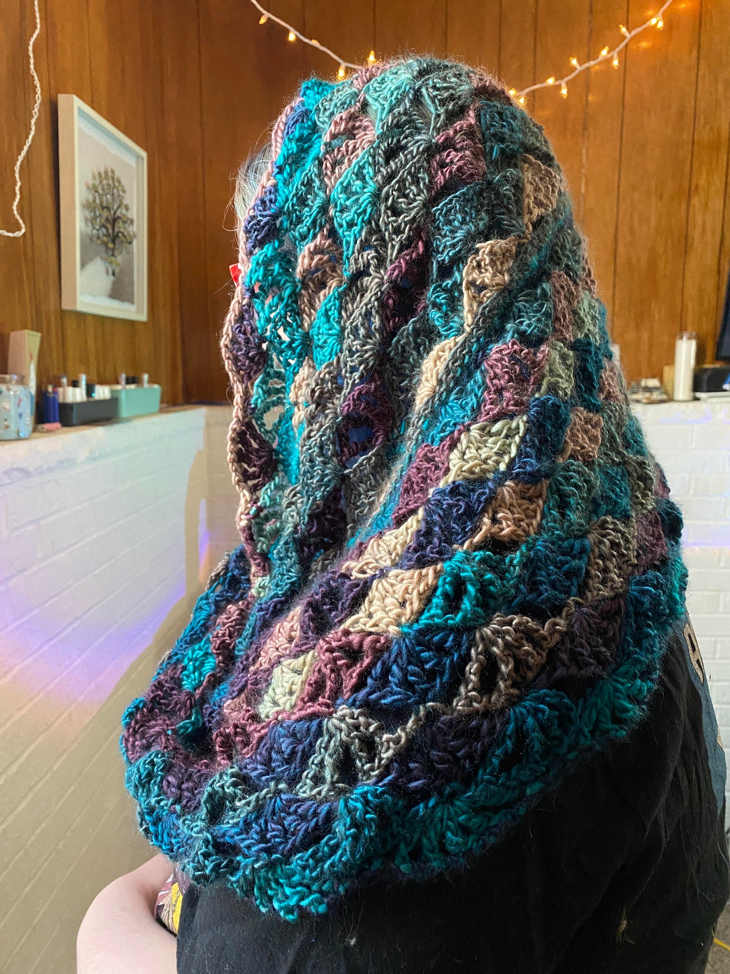 Riverbed Shawl ~ Crochet PDF Pattern