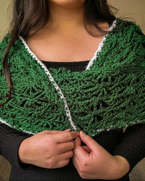 Riverbed Shawl ~ Crochet PDF Pattern